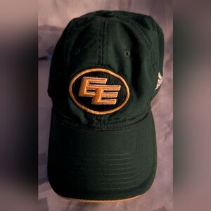 Adidas Edmonton Eskimos Elks Visor Hat Cap Green Yellow CFL Football Canada